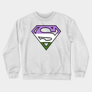 Super Genderqueer Pride Crewneck Sweatshirt